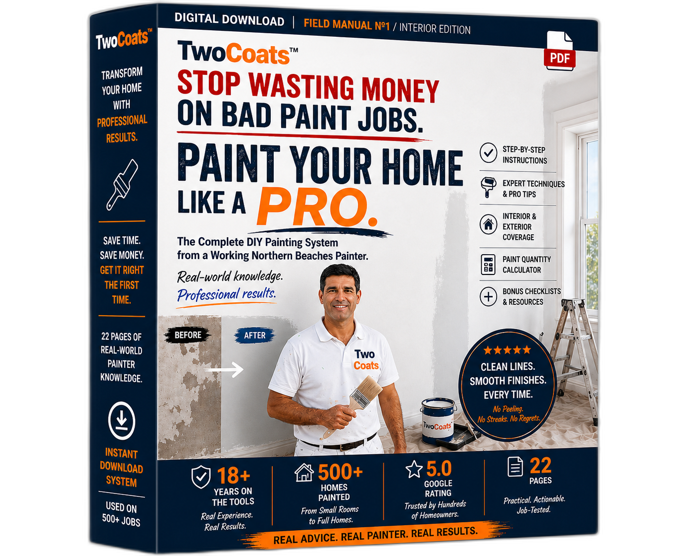 Paint Your Home Like a Pro — Complete DIY Painting System by Two Coats